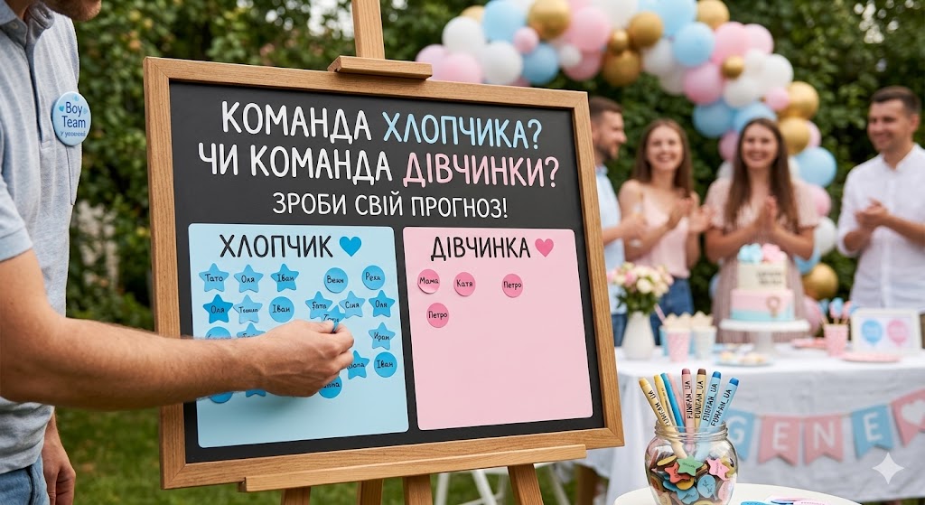 Ідеї для гендер паті декор та кульки